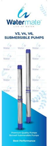 High Pressure Stainless Steel V3 Submersible Pump, For Industrial, Automatic Grade : Semi Automatic