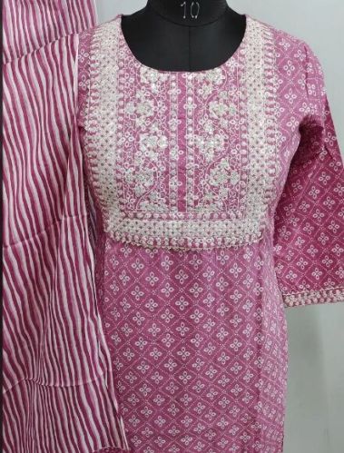 Cotton Printed Readymade Ladies Suits, Occasion : Party Wear