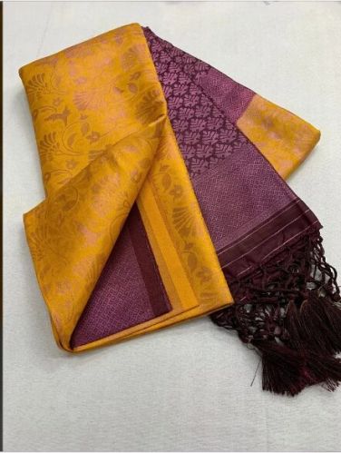 Dupion Silk Sarees, Occasion : Party Wear