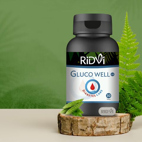 RiDVi Gluco Well Tablets, Packaging Type : Bottle