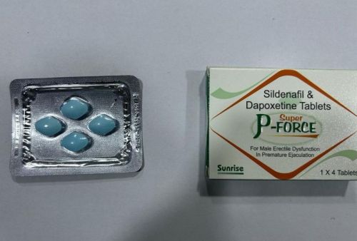 Super P-Force Tablets, For Erectile Dysfunction, Packaging Type : Blister