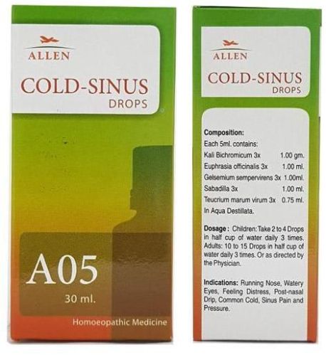 Allen A05 Cold-Sinus Drops