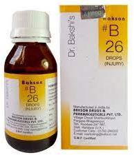 Bakson B26 Injury Drops, Packaging Type : Bottle