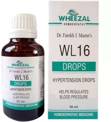 Wheezal WL16 Hypertension Drops, Packaging Size : 30ml