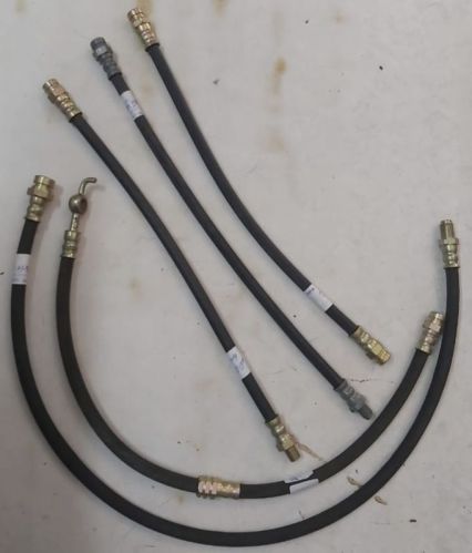 Black Round Rubber Brake Hose Pipe, For Automobile Parts