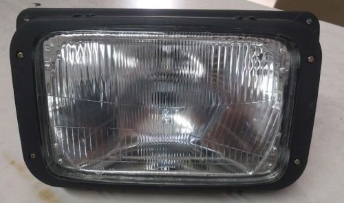 Electric 15W Polished Glass Plastic Scania Headlight, For Automobile, Shape : Rectangle