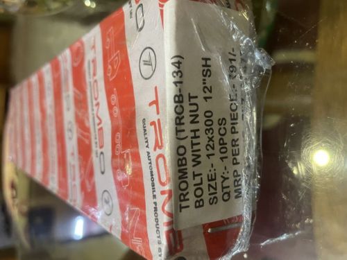 Black Trombo Steel EN8 Centre Bolts, For Automobiles