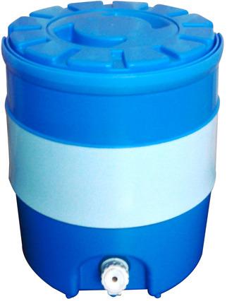 Blue-white Plastic Water Cooler Jug