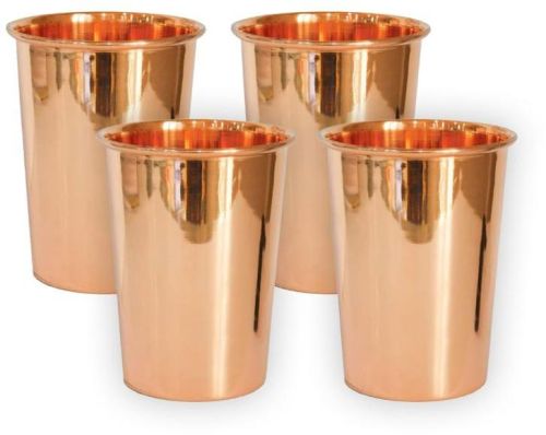 Round Plain Copper Glass, For Drinking Use, Size : 300ml