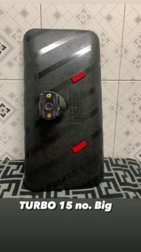 Turbo 15 Big Side View Mirror, Size : Standard Size