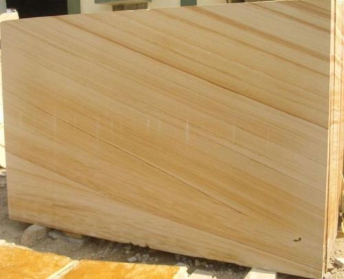 Polished Yellow Sandstone Slab