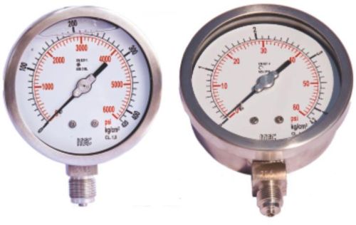 Stainless Steel Pressure Gauge, Dial Size : 4