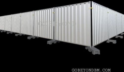 Coated Alluminium CORRUGATED FENCE, Length : 2mx2m