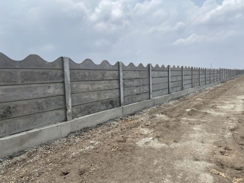 Grey Rectangle Polished RCC Precast Wall, For Construction, Size : Standard