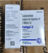 2 MIU Colistimethate Sodium Injection, For Pharmaceuticals, Grade Standard : Medicine Grade