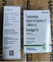 3 MIU Colistimethate Sodium Injection, For Pharmaceuticals, Grade Standard : Medicine Grade