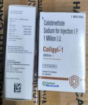 1MIU Colistimethate Sodium Injection, For Pharmaceuticals, Packaging Type : Bottles