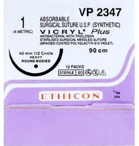 Vicryl Rapide Absorbables Polyglycolic Acid Surgical Sutures, Packaging Type : Carton