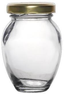Transparent 100 ML Matki Glass Jar, For Dry Fruits Storage, Cap Type : 43 MM Lug Cap