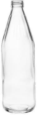 Transparent 1000 ML Sharbat Glass Bottle, Shape : Round