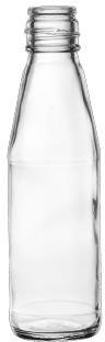 Transparent Round 200 ML TK Glass Bottle