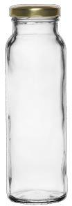 Transparent Round 300 ML Old Juice Glass Bottle
