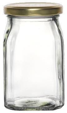 500 ML AT Honey Square Glass Jar