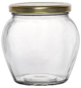 White 500 ML Matki Glass Jar, For Dry Fruits Storage, Cap Type : 82 MM Lug Cap