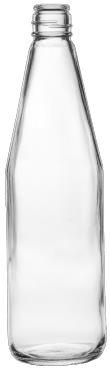 Transparent 650 ML TK Glass Bottle, Shape : Round