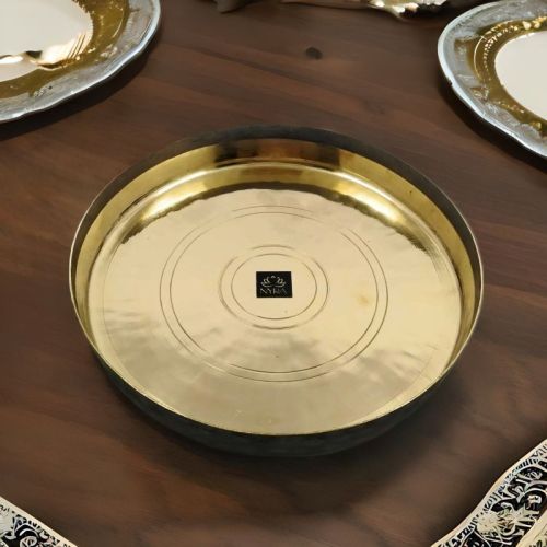 Nyra Ajmeri Hand Crafted Thali, Feature : Rust Proof