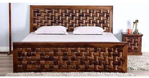 Sleepowell Sheesham Wood Bed Without Storage Or With Storage