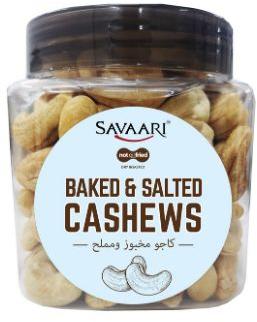 Savaari 150gm Baked & Salted Cashew Nut, Packaging Type : Jar