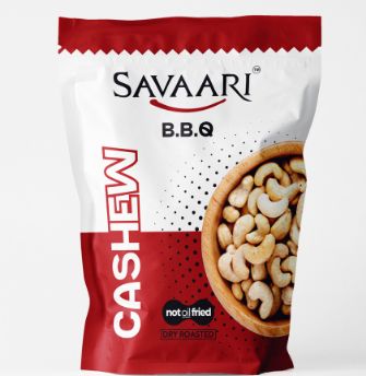 Savaari 60gm BBQ Cashew Nut, Packaging Type : Plastic Packat