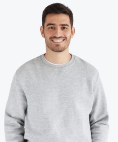 Mens Round Crew Neck Sweatshirt, Size : XXL, XL, L