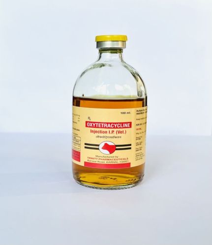 Transparent Pets OXYTERACYCLINE HLC INJECTION, For To Animals, Veterinary, Packaging Type : Glass Bottle