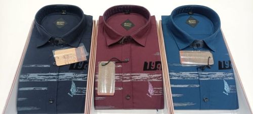 Mens Cotton Party Wear Shirt, Feature : Anti Shrink, Anti Wrinkle, Attractive Designs, Comfortable