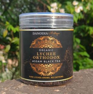 Organic Lychee Orthodox Black Assam Tea, Certification : FSSAI Certified