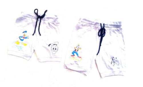 Printed White Kids Cotton Shorts, Feature : Easily Washable, Comfortable, Anti-Wrinkle