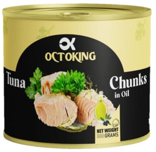 Canned Tuna Chunks In Oil 500gm, Certification : FSSAI