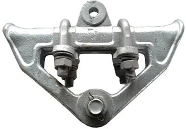 Grey Polished Mild Steel Suspension Clamp, For Electric Fitting, Certification : ISI Certified