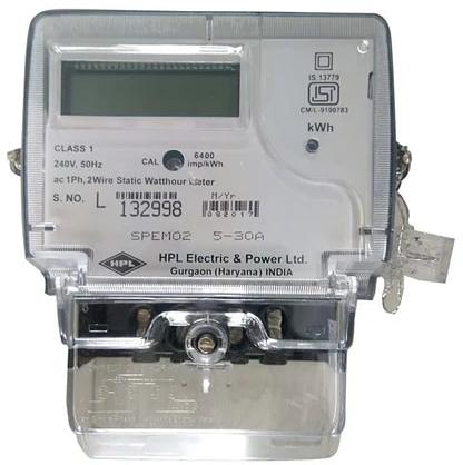 Aluminum 50Hz-65Hz Non LPRF Energy Meter, Certification : CE Certified