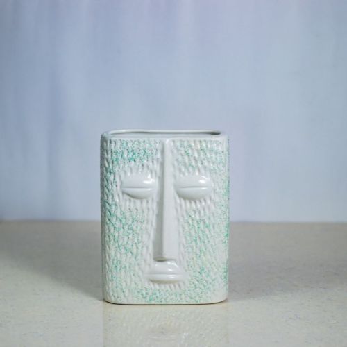 Square Face Ceramic Flower Pot, Style : Modern