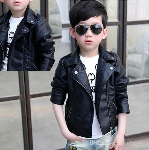 Plain Kids Leather Jacket, Feature : Attractive Designs, Quick Dry, Skin-Friendly