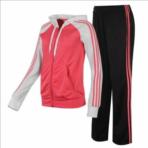 Ladies Sports TrackSuit, Fabric Material : Cotton
