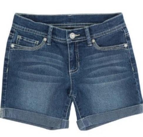 Plain Ladies Stylish Denim Shorts, Color : Blue