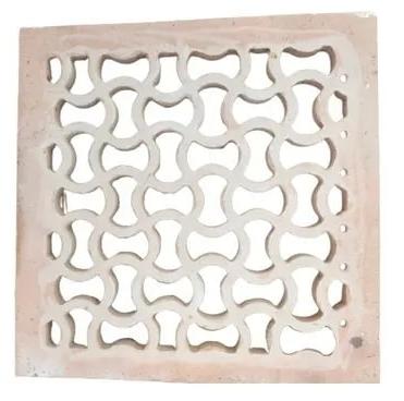 Brown Rectangular Polished Exterior Sandstone Jali, For Construction, Size : Standard