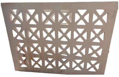 Brownish Polished Rectangular Sandstone Jali, For Construction, Size : Standard