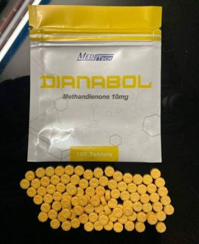 Yellow Dinadol 5mg India Dianabol Tablets, For Weight Lose, Purity : 100