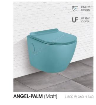 Angel Palm (matt) Water Closet, For Toilet Use, Size : Standard