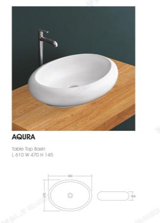 Iceberg Polished Ceramic Plain Aquira Wash Basin Tt, For Home, Hotel, Restaurant, Style : Modern